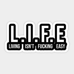 Life Sarcasm Sticker